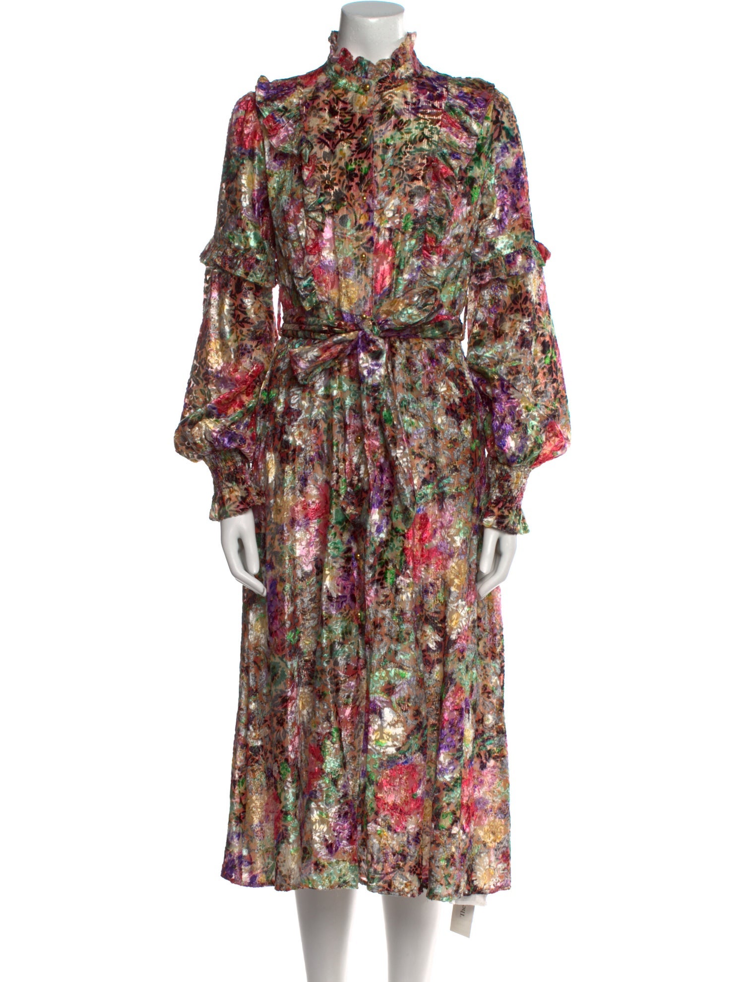 Manoush Floral Print Midi Length Dress