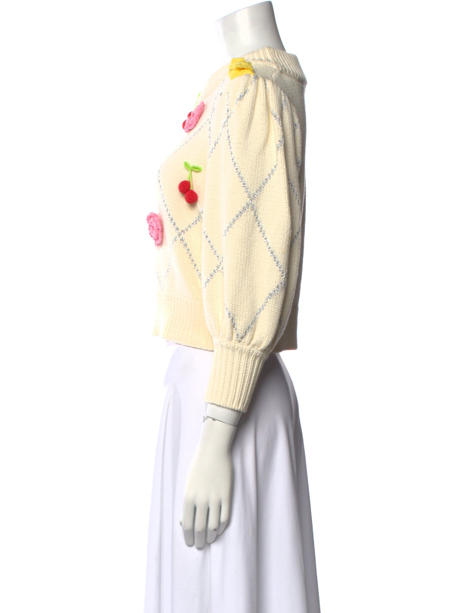 Manoush Printed Crew Neck Sweater