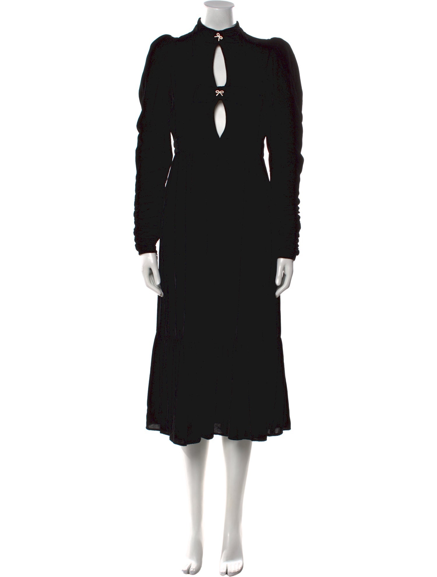 Manoush Mock Neck Midi Length Dress