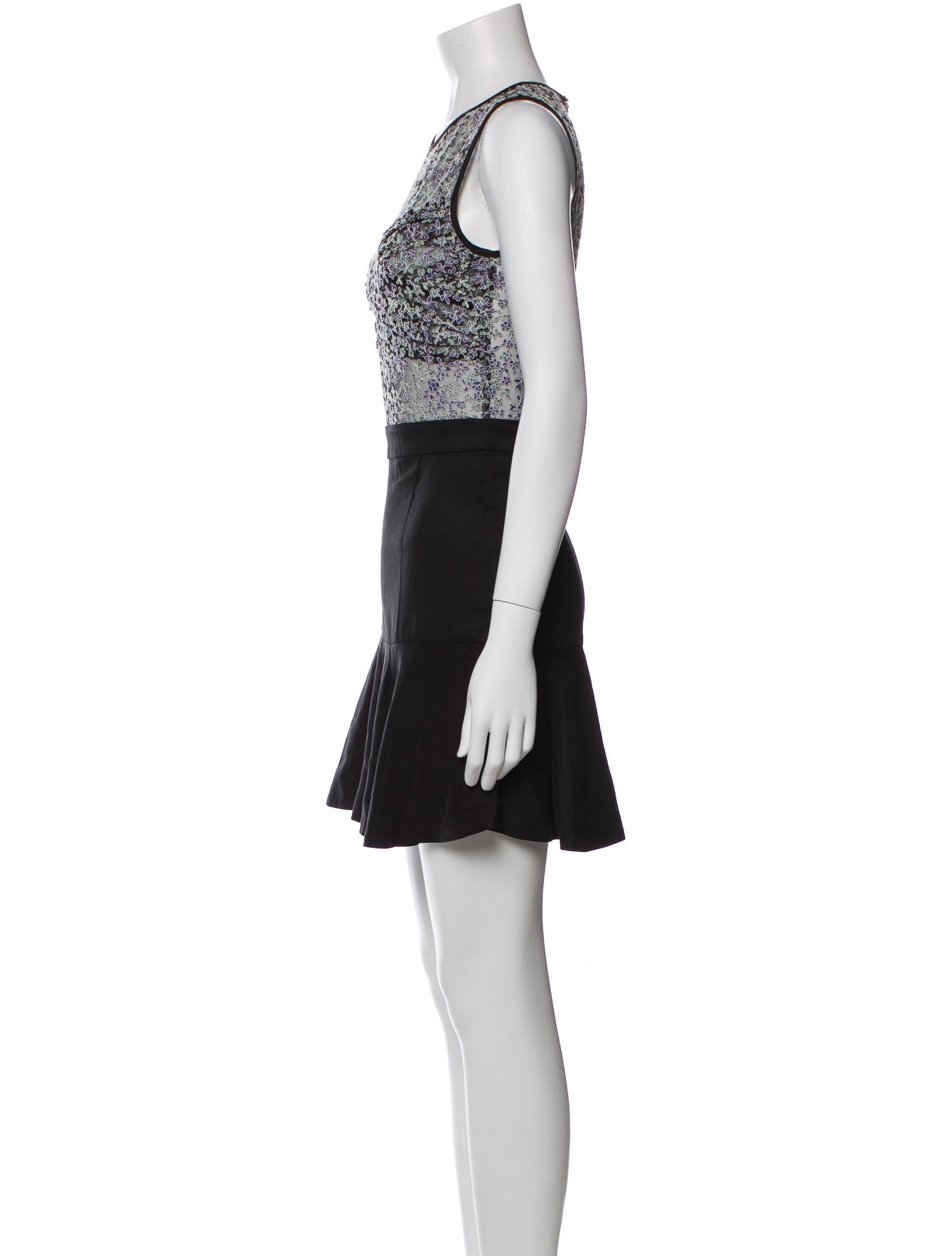 Manoush Crew Neck Mini Dress