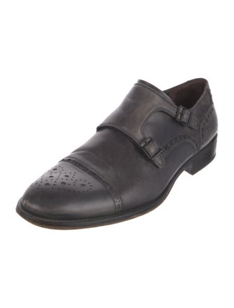 Magnanni Leather Monk Straps