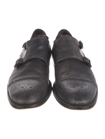 Magnanni Leather Monk Straps