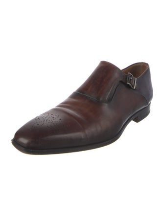 Magnanni Leather Monk Straps