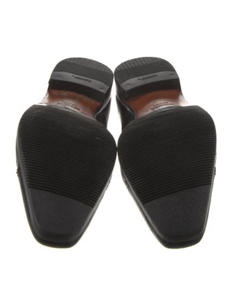 Magnanni Leather Eyelet Trim Oxfords