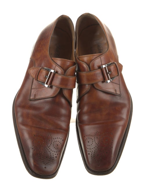 Magnanni Leather Monk Straps