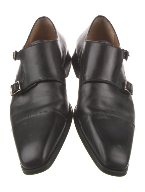 Magnanni Leather Monk Straps