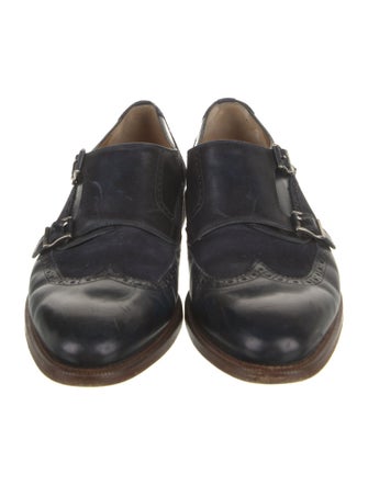 Magnanni Leather Monk Straps