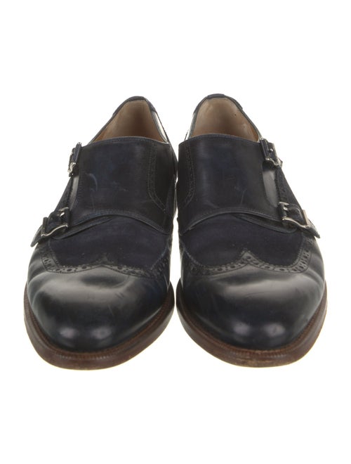 Magnanni Leather Monk Straps