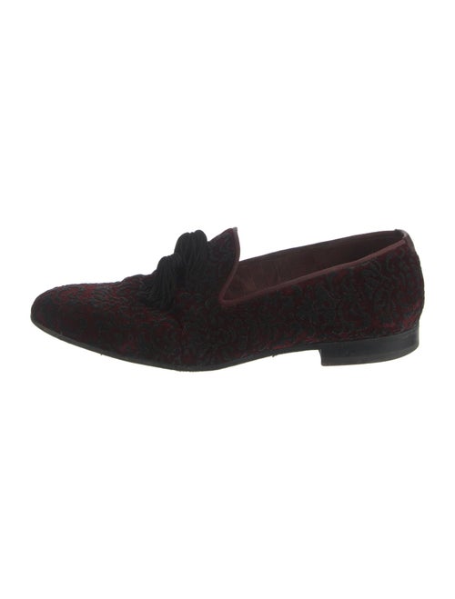 Magnanni Velvet Printed Slippers