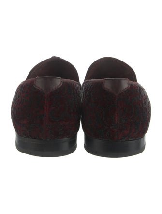 Magnanni Velvet Printed Slippers