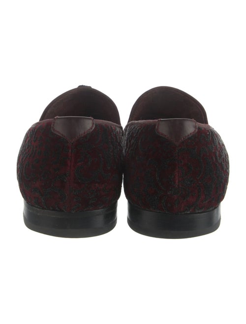 Magnanni Velvet Printed Slippers