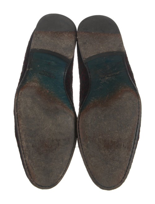 Magnanni Velvet Printed Slippers