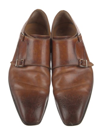 Magnanni Leather Monk Straps