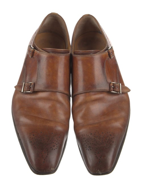 Magnanni Leather Monk Straps