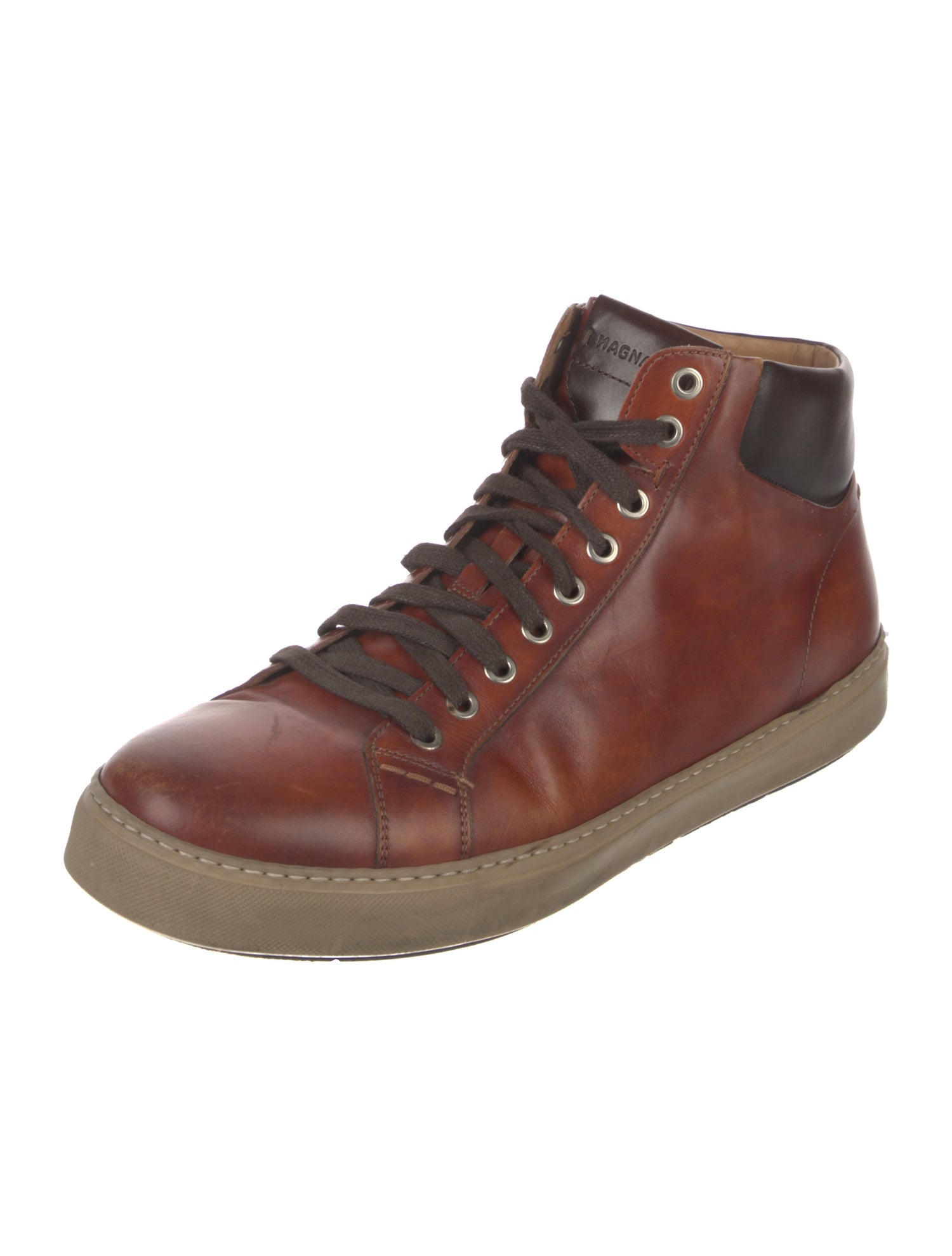 Magnanni Leather Lace-Up Boots