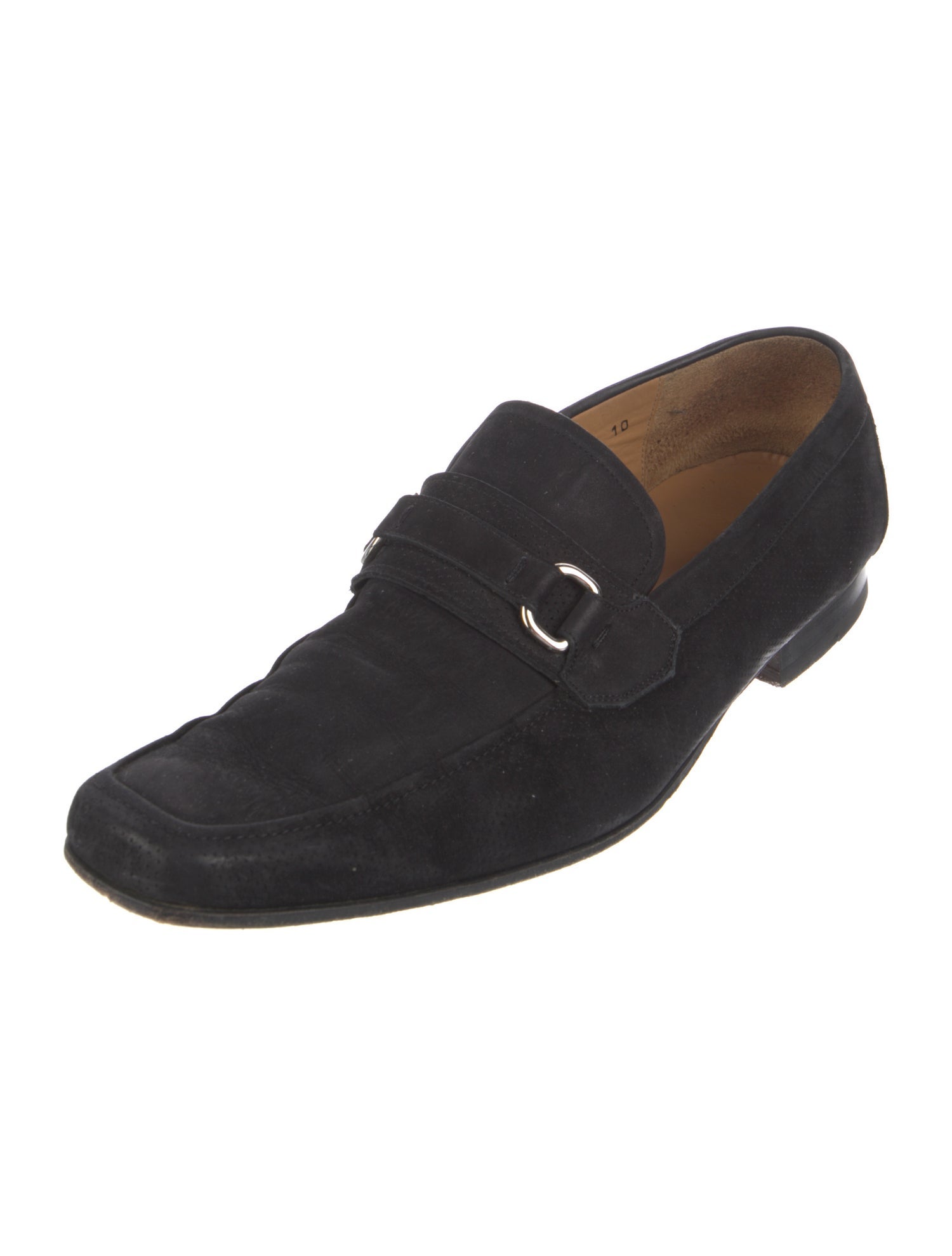 Magnanni Suede Dress Loafers
