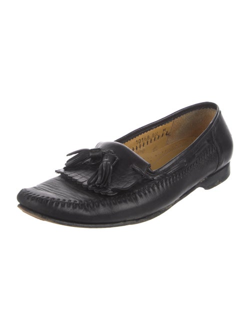 Magnanni Leather Tassel Accents Loafers