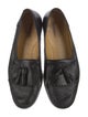Magnanni Leather Tassel Accents Loafers