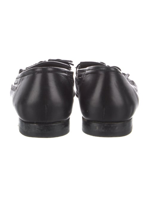 Magnanni Leather Tassel Accents Loafers