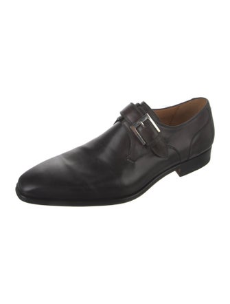 Magnanni Leather Monk Straps