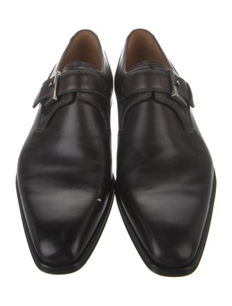 Magnanni Leather Monk Straps
