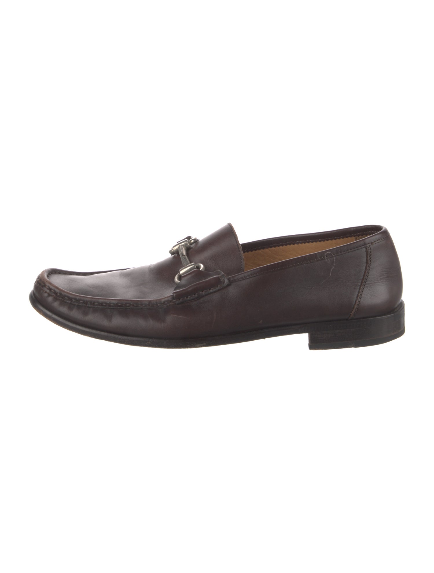 Magnanni Horsebit Accent Leather Loafers
