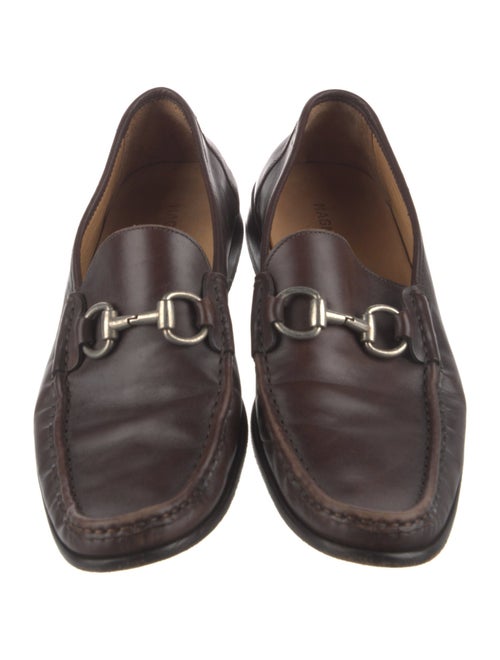 Magnanni Horsebit Accent Leather Loafers