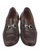 Magnanni Horsebit Accent Leather Loafers