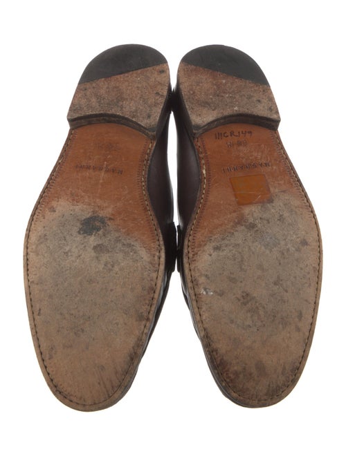 Magnanni Horsebit Accent Leather Loafers