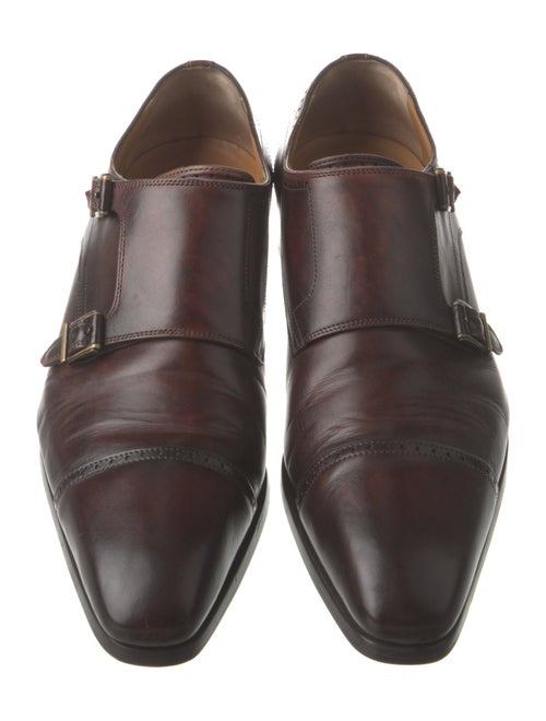 Magnanni Leather Monk Straps