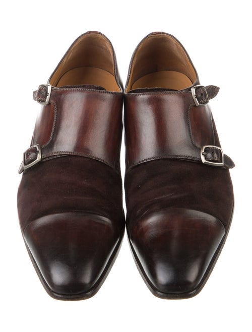 Magnanni Leather Monk Straps
