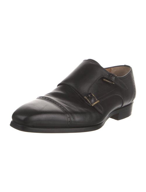 Magnanni Leather Monk Straps