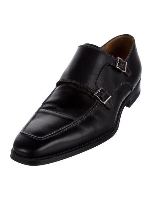 Magnanni Leather Monk Straps
