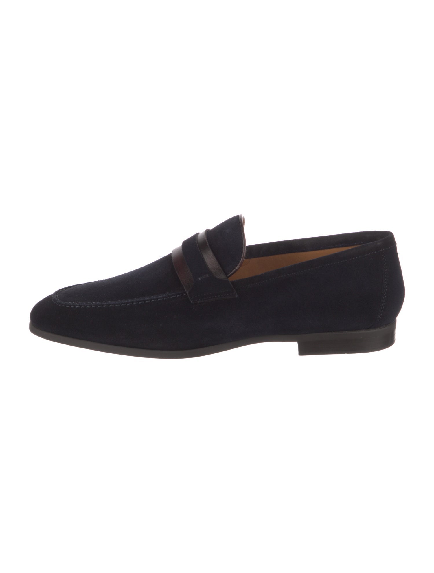 Magnanni Suede Dress Loafers
