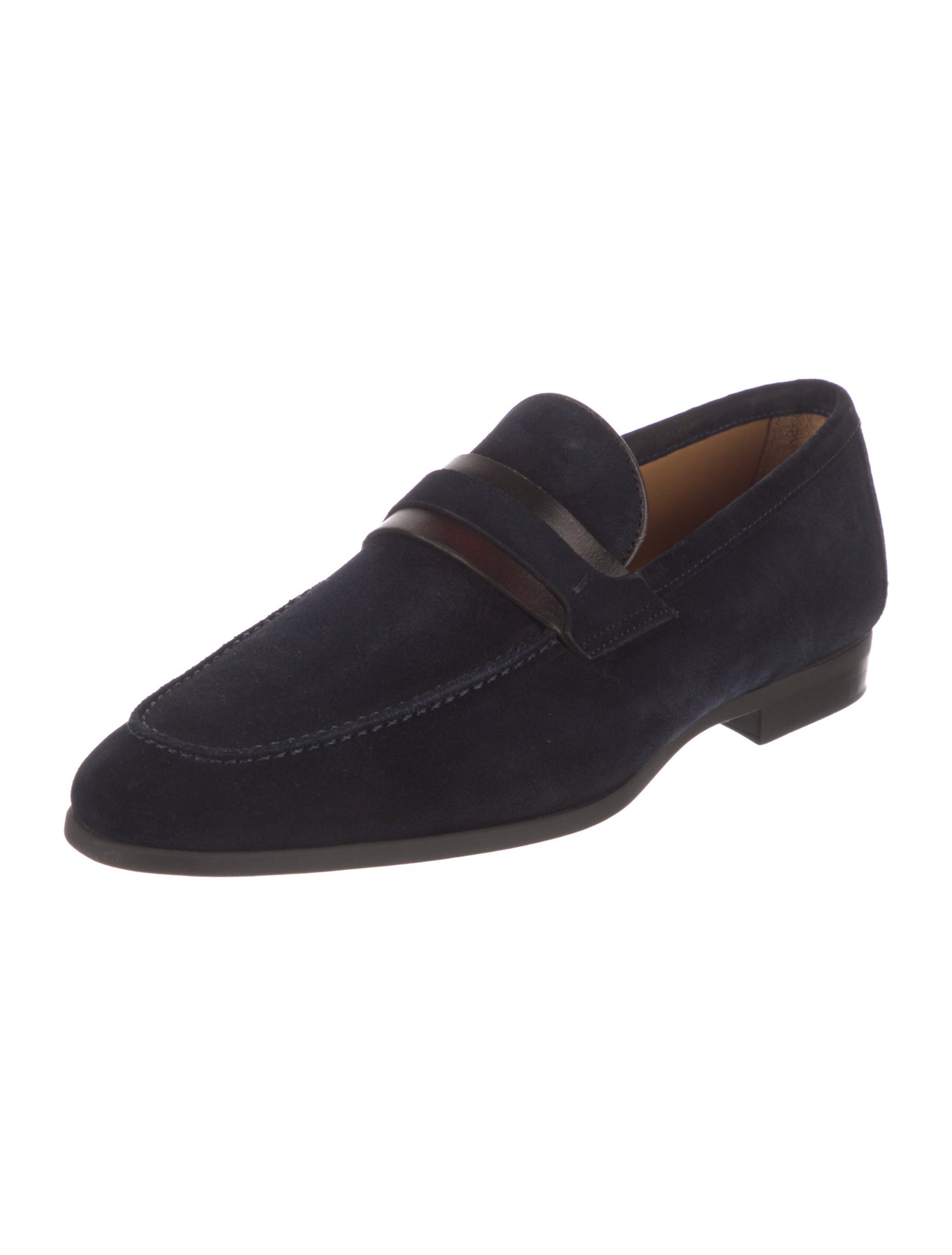 Magnanni Suede Dress Loafers