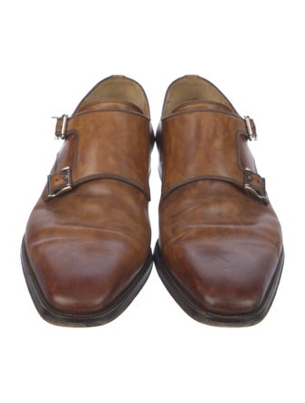 Magnanni Leather Monk Straps