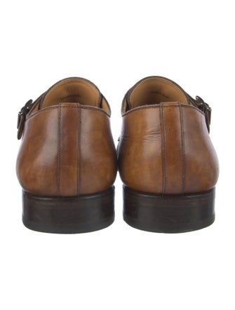 Magnanni Leather Monk Straps