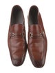 Magnanni Horsebit Accent Leather Loafers