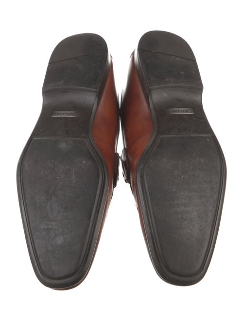 Magnanni Horsebit Accent Leather Loafers