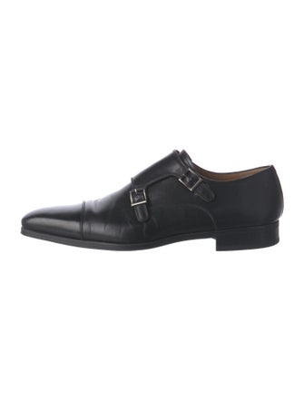 Magnanni Leather Monk Straps