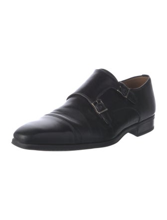 Magnanni Leather Monk Straps