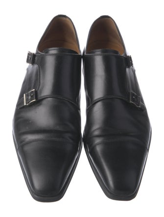 Magnanni Leather Monk Straps