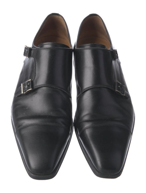Magnanni Leather Monk Straps
