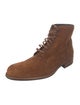 Magnanni Suede Lasercut Accents Lace-Up Boots