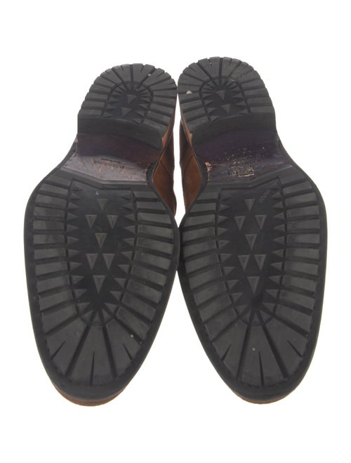 Magnanni Suede Lasercut Accents Lace-Up Boots