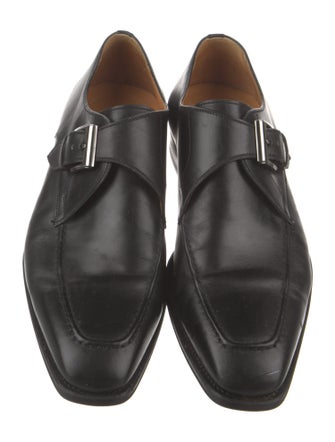 Magnanni Leather Monk Straps