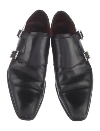 Magnanni Leather Monk Straps