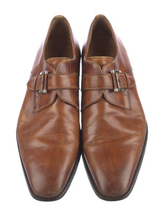 Magnanni Leather Monk Straps