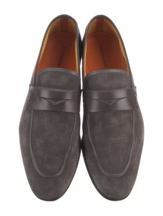 Magnanni Suede Dress Loafers