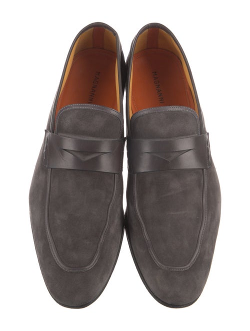 Magnanni Suede Dress Loafers